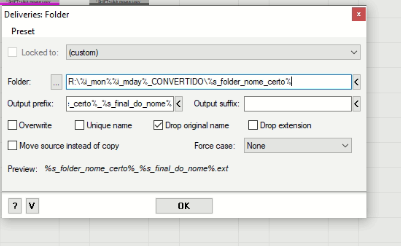 Deliver folder node